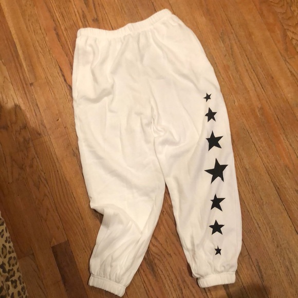 Garage Pants - GARAGE Boyfriend Joggers Sweatpants Stars M